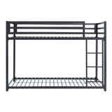 Jovie Black Metal Twin/Twin Bunk Bed by Homelegance at Eve Furniture