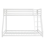 Jovie White Metal Twin/Full Bunk Bed by Homelegance at Eve Furniture