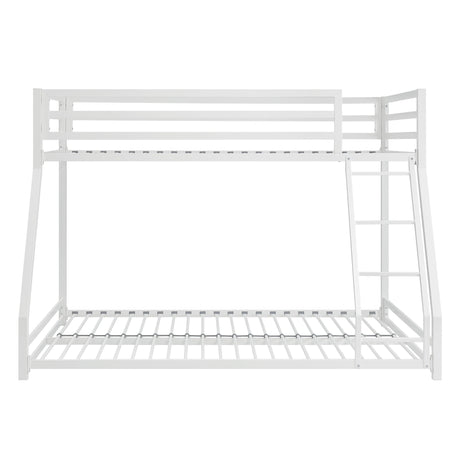 Jovie White Metal Twin/Full Bunk Bed by Homelegance at Eve Furniture