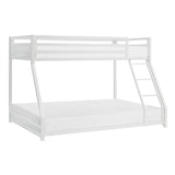 Jovie White Metal Twin/Full Bunk Bed by Homelegance at Eve Furniture