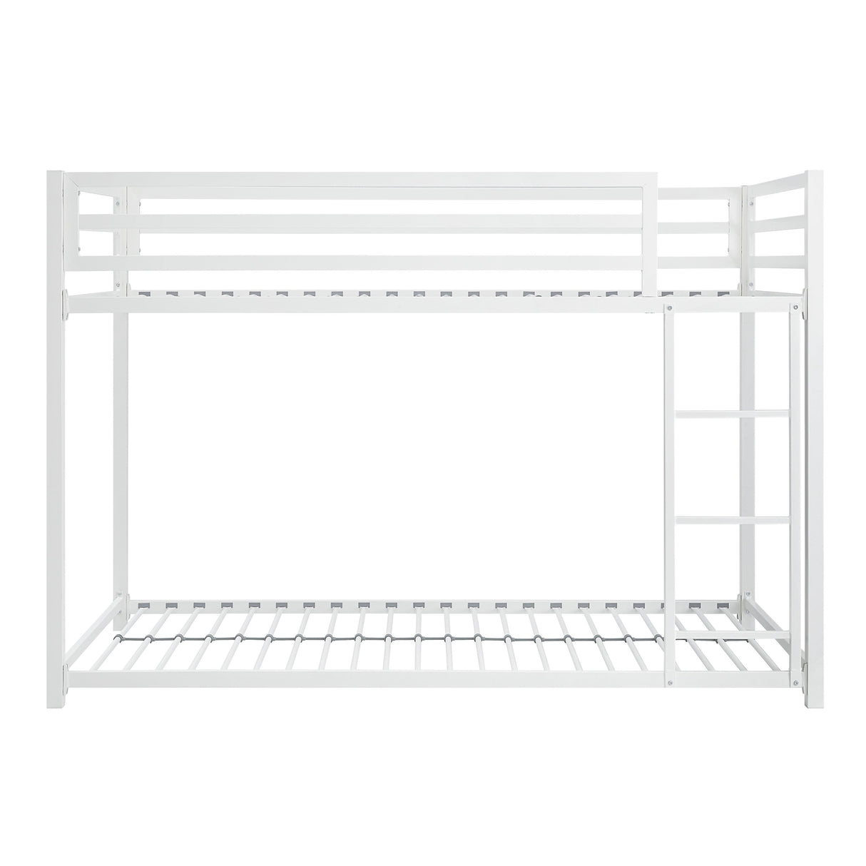 Jovie White Metal Twin/Twin Bunk Bed by Homelegance at Eve Furniture