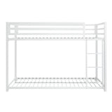 Jovie White Metal Twin/Twin Bunk Bed by Homelegance at Eve Furniture