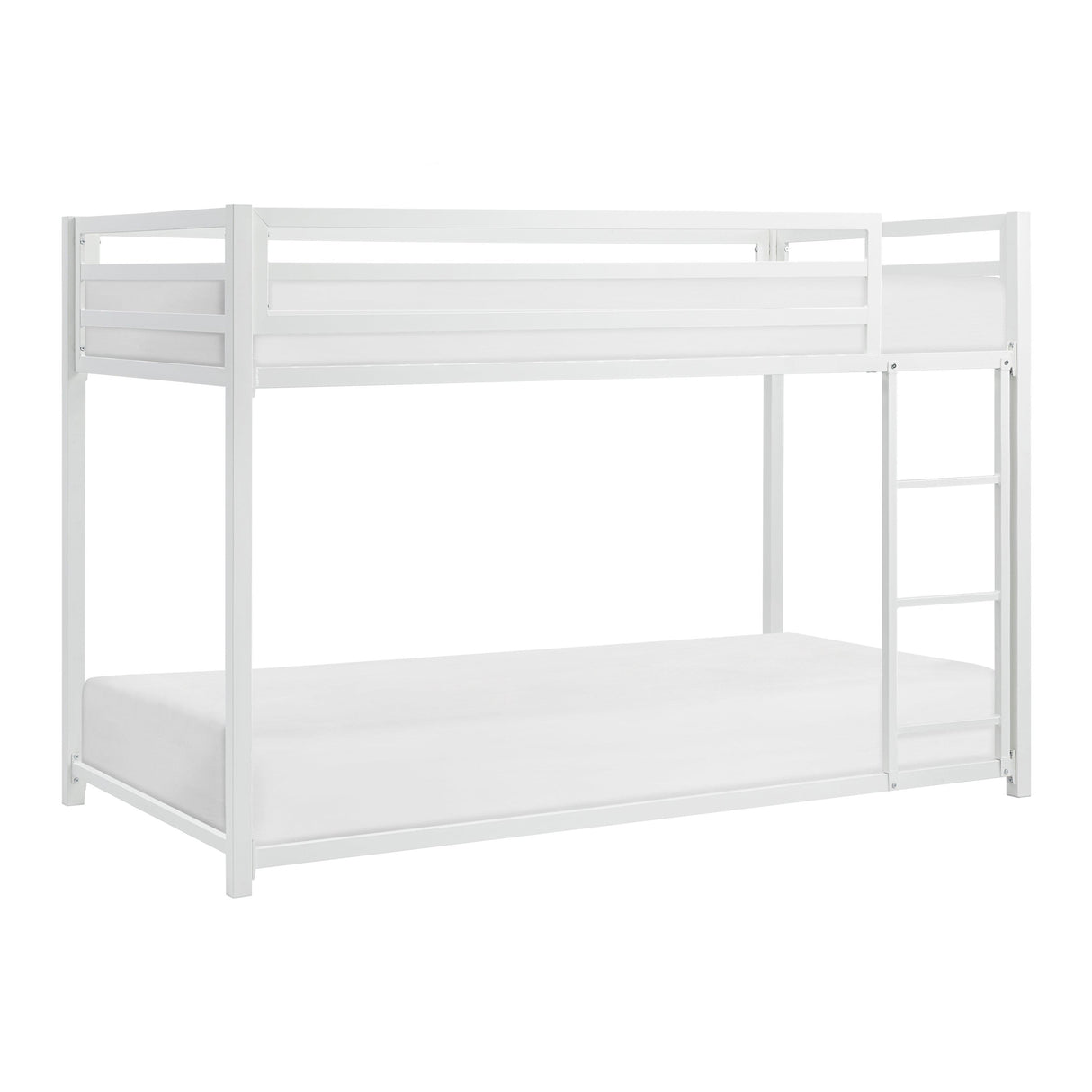 Jovie White Metal Twin/Twin Bunk Bed by Homelegance at Eve Furniture