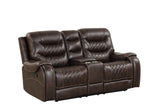Juniper Brown Oversized 3-Piece Reclining Living Room Set by Happy Homes at Eve Furniture