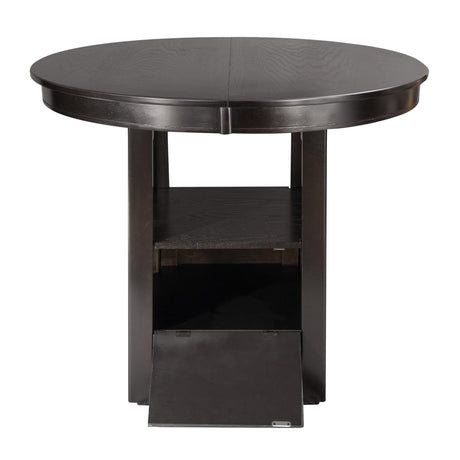 Junipero Espresso Extendable Counter Height Table by Homelegance at Eve Furniture