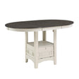 Junipero White Extendable Counter Height Table by Homelegance at Eve Furniture