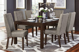 Kavanaugh Dark Brown Extendable Dining Table by Homelegance at Eve Furniture