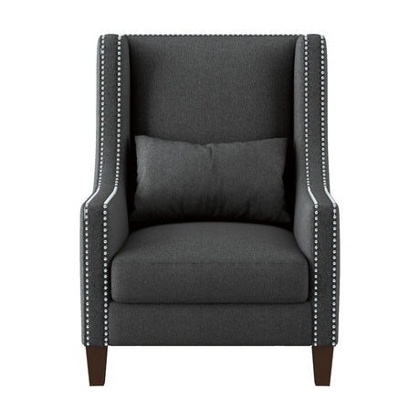 Keller Dark Gray Accent Chair by Homelegance at Eve Furniture