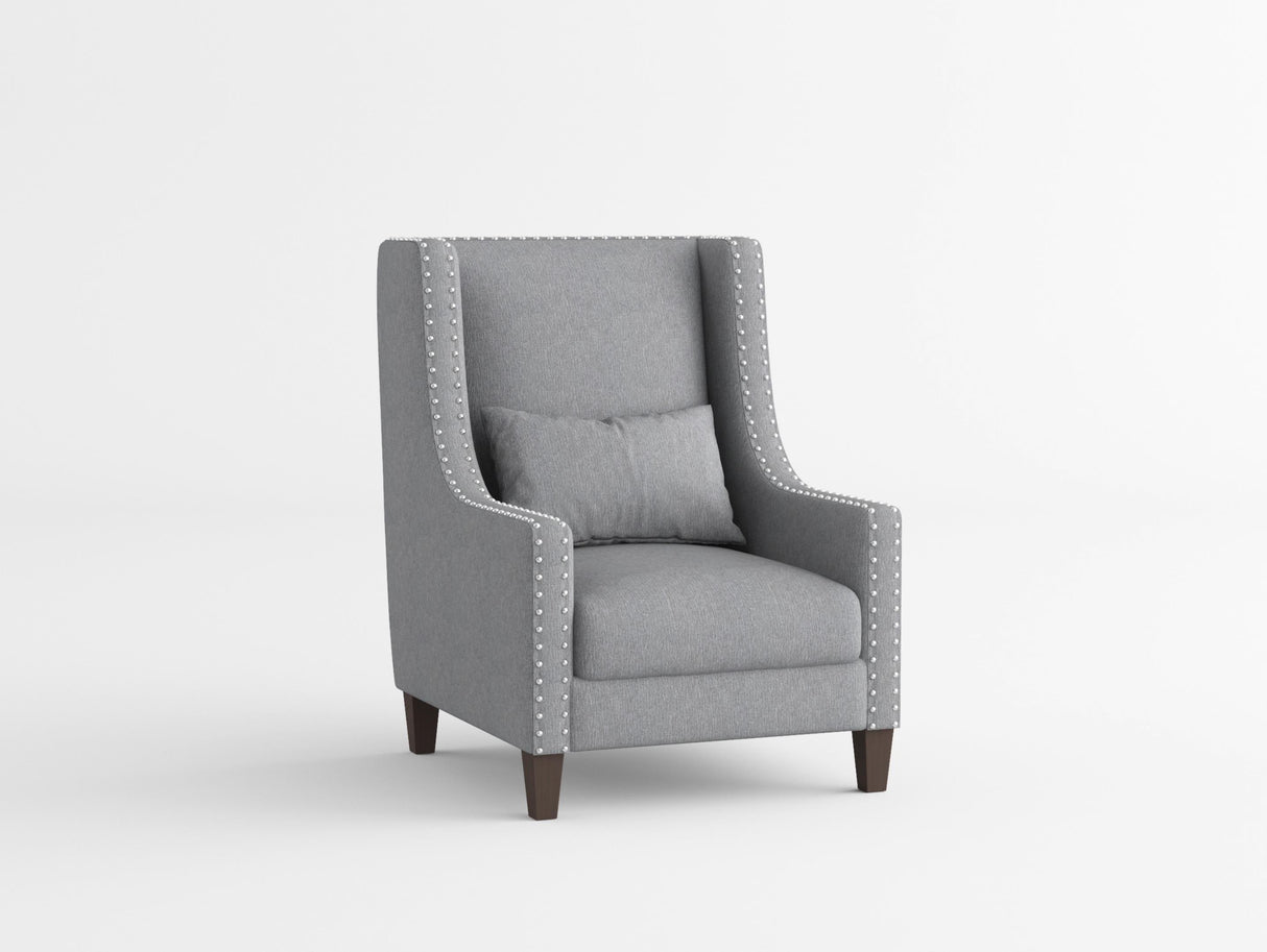 Keller Dark Gray Accent Chair by Homelegance at Eve Furniture