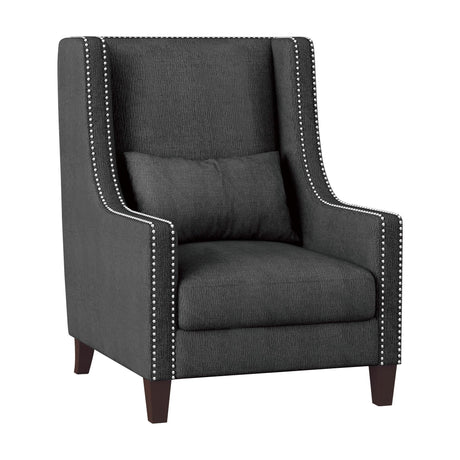Keller Dark Gray Accent Chair by Homelegance at Eve Furniture