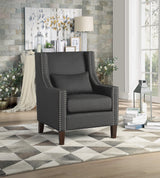 Keller Dark Gray Accent Chair by Homelegance at Eve Furniture