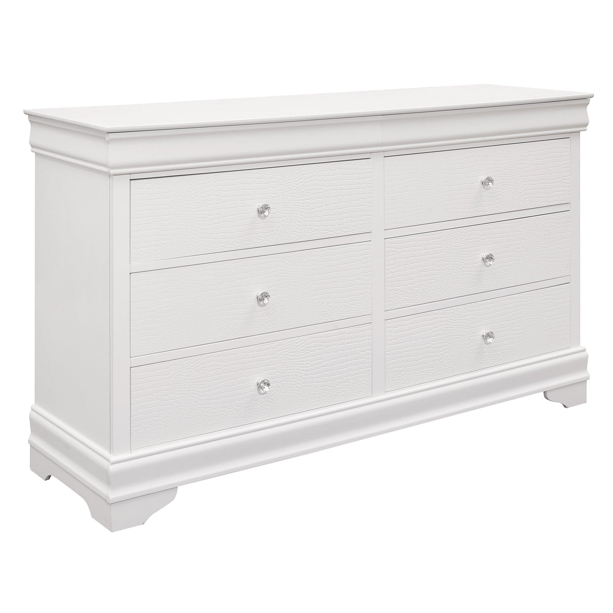 Lana White Dresser by Homelegance at Eve Furniture