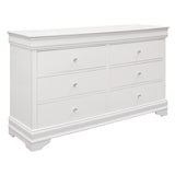 Lana White Dresser by Homelegance at Eve Furniture