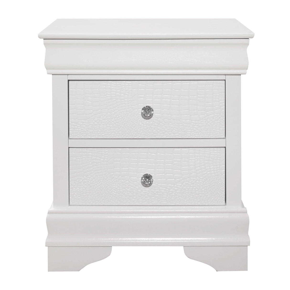 Lana White Nightstand by Homelegance at Eve Furniture