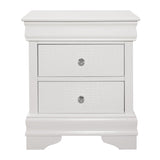 Lana White Nightstand by Homelegance at Eve Furniture