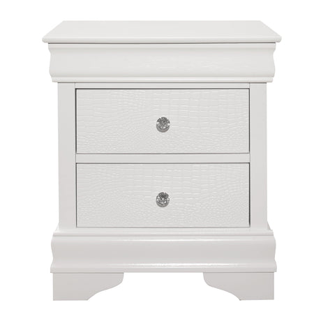 Lana White Nightstand by Homelegance at Eve Furniture