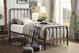 Larkspur Antique Bronze Twin Metal Platform Bed by Homelegance at Eve Furniture