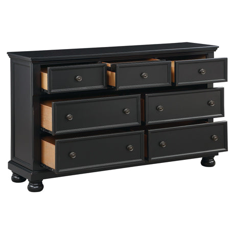 Laurelin Black Dresser by Homelegance at Eve Furniture