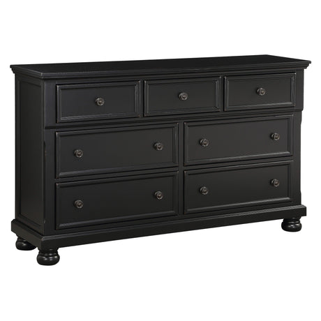 Laurelin Black Sleigh Storage Platform Bedroom Set by Homelegance at Eve Furniture
