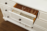 Laurelin White Dresser by Homelegance at Eve Furniture