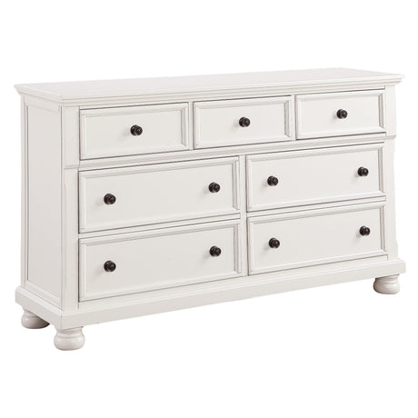 Laurelin White Dresser by Homelegance at Eve Furniture