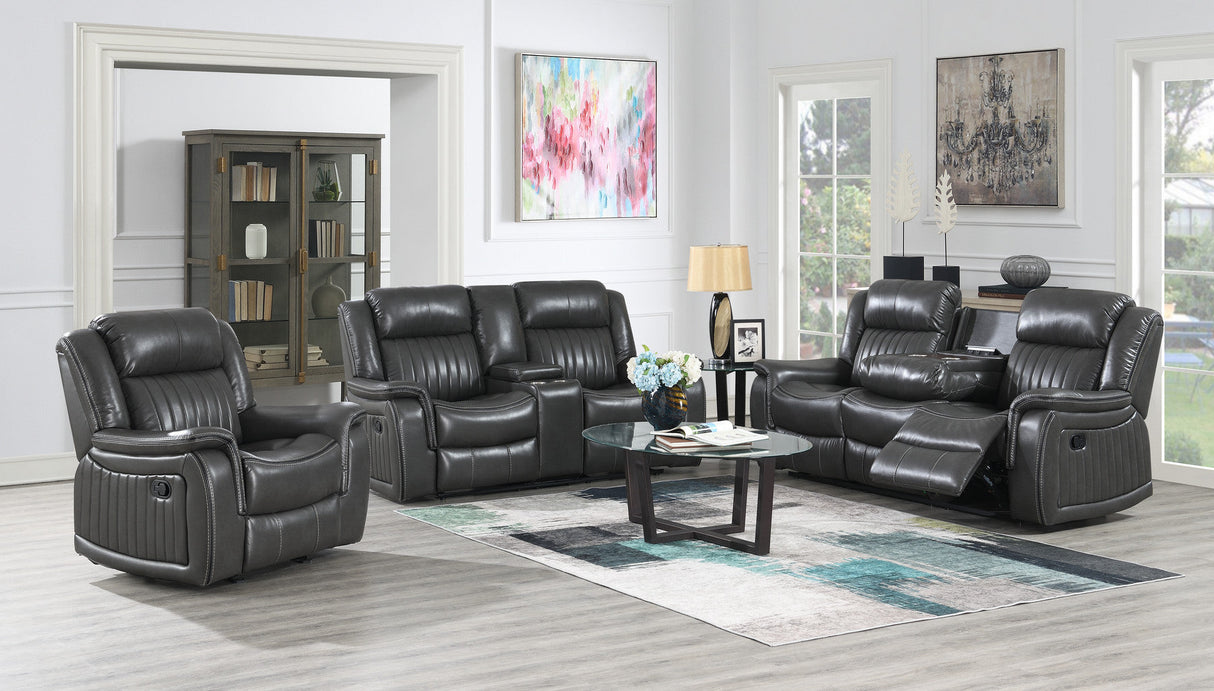Lavon Grey Reclining Living Room Set by New Era Innovations at Eve Furniture