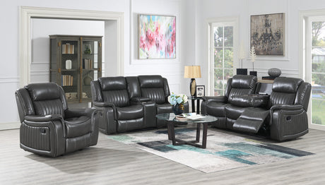 Lavon Grey Reclining Living Room Set by New Era Innovations at Eve Furniture