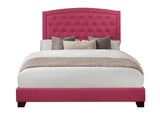 Linda Pink Queen Upholstered Bed by Homelegance at Eve Furniture