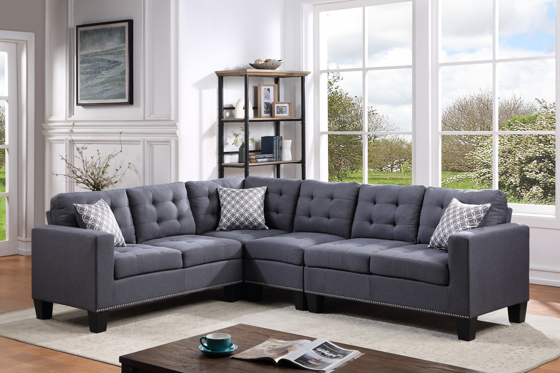 Logan Gray Reversible Sectional