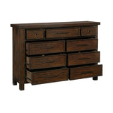 Logandale Brown Dresser by Homelegance at Eve Furniture