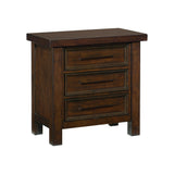 Logandale Brown Nightstand by Homelegance at Eve Furniture