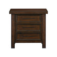 Logandale Brown Nightstand by Homelegance at Eve Furniture