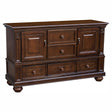 Lordsburg Brown Chery Buffet by Homelegance at Eve Furniture
