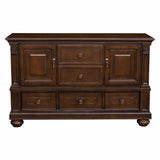 Lordsburg Brown Chery Buffet by Homelegance at Eve Furniture