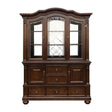 Lordsburg Brown Chery Buffet & Hutch by Homelegance at Eve Furniture