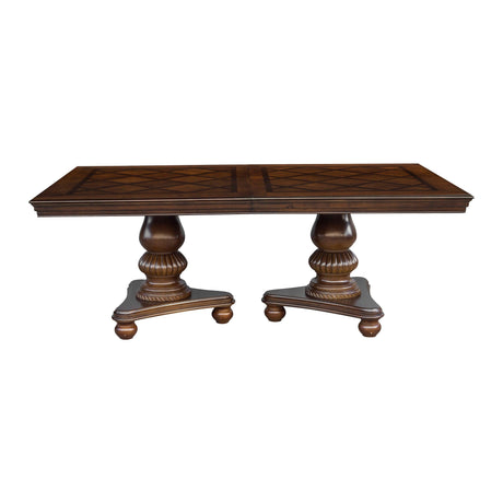 Lordsburg Brown Chery Extendable Dining Table by Homelegance at Eve Furniture