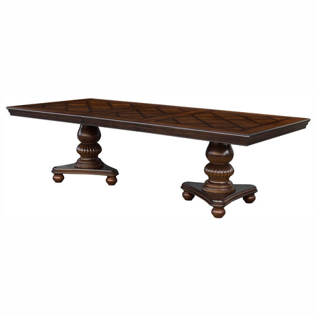 Lordsburg Brown Chery Extendable Dining Table by Homelegance at Eve Furniture