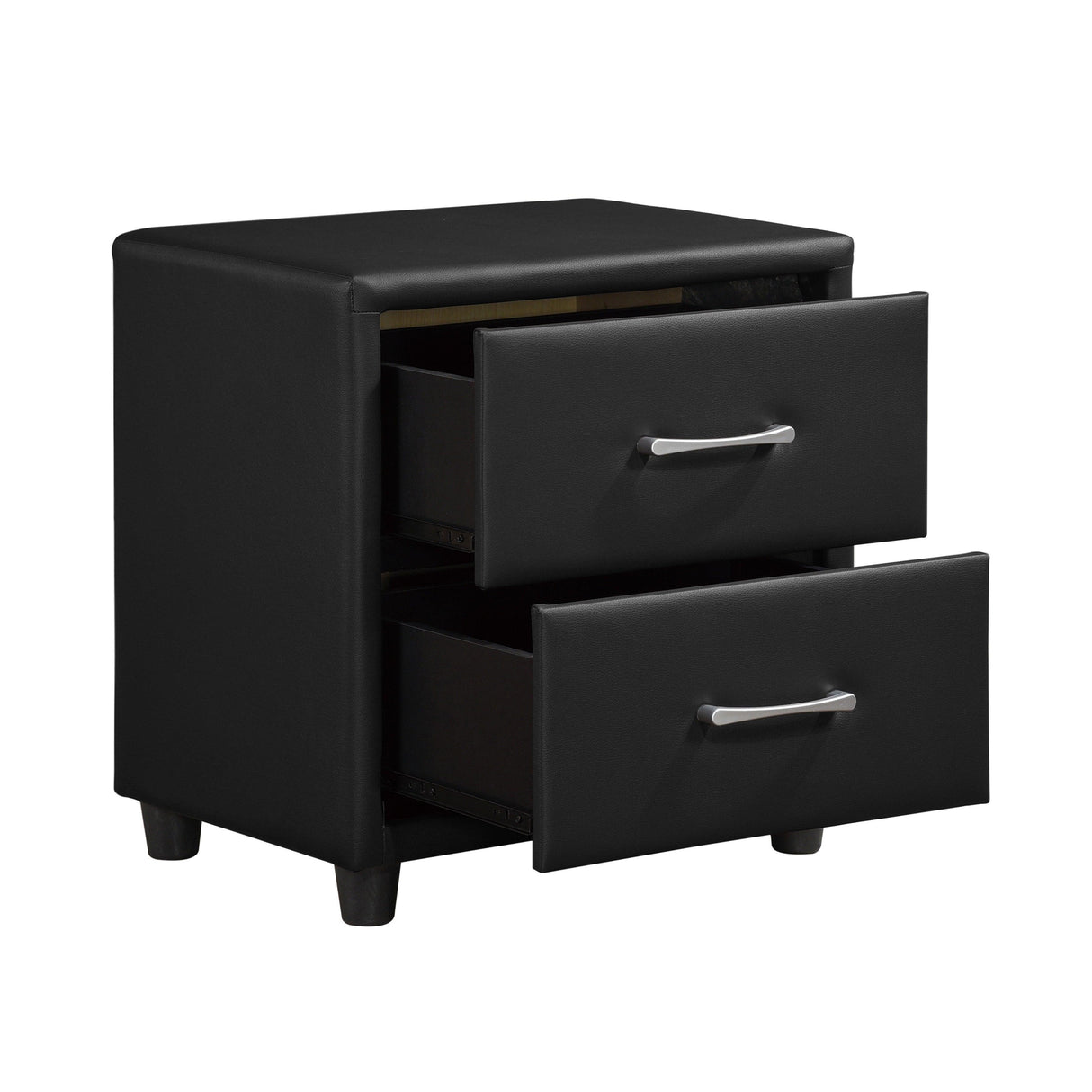 Lorenzi Black Nightstand by Homelegance at Eve Furniture