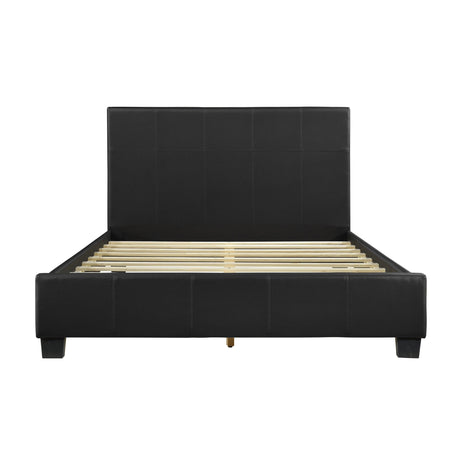 Lorenzi Black Upholstered Platform Youth Bedroom Set by Homelegance at Eve Furniture