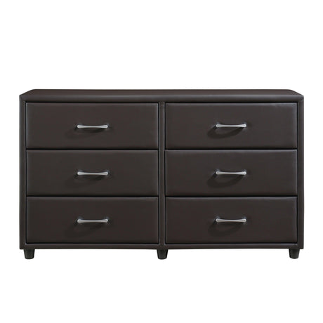 Lorenzi Dark Brown Dresser by Homelegance at Eve Furniture