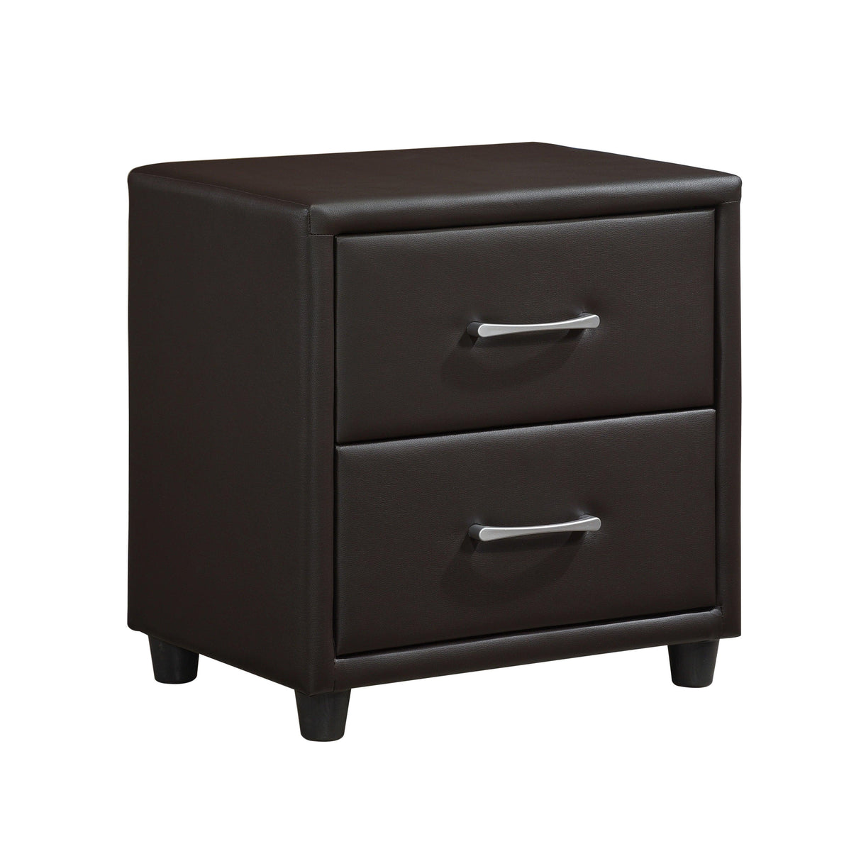 Lorenzi Dark Brown Nightstand by Homelegance at Eve Furniture