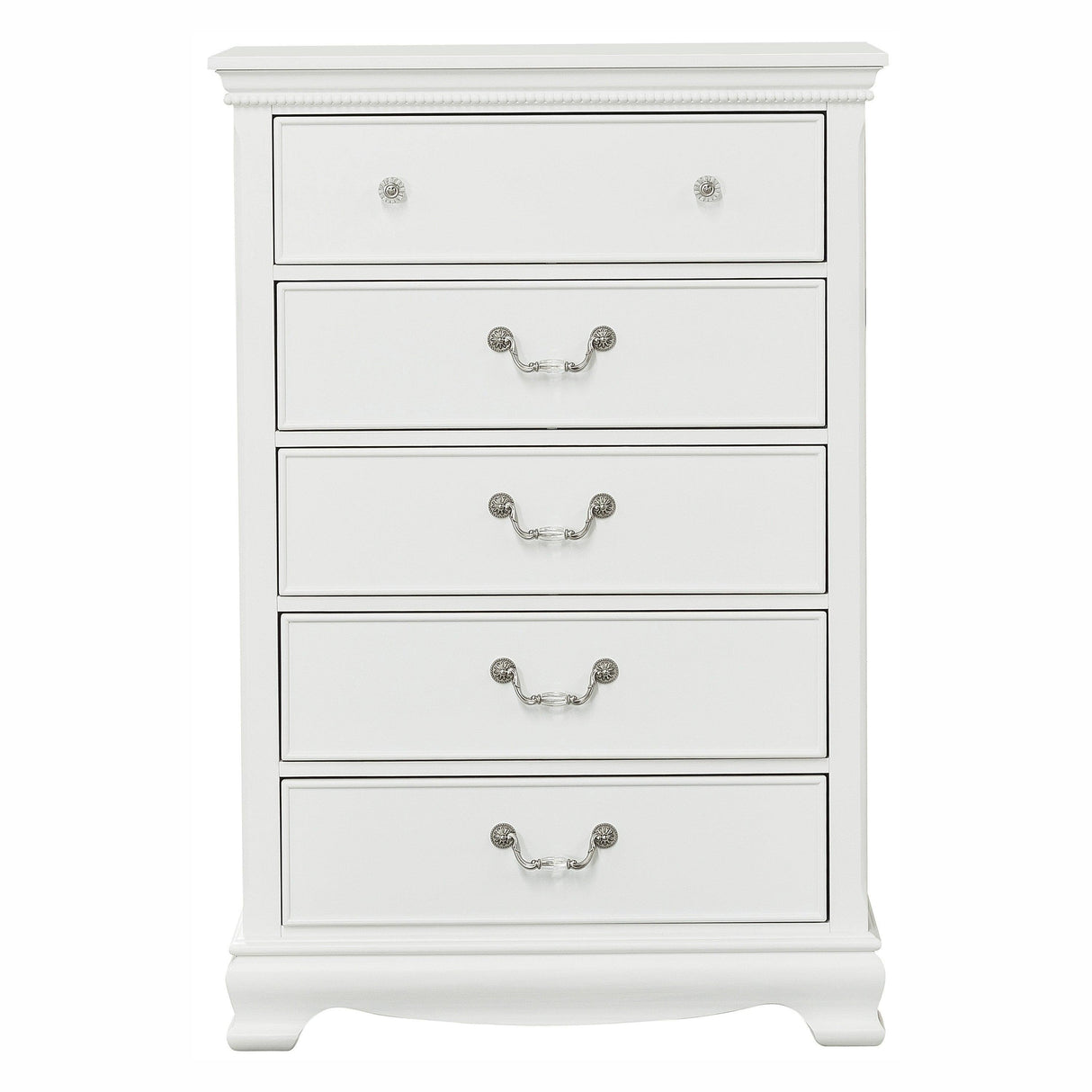 Lucida White Chest by Homelegance at Eve Furniture