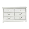 Lucida White Dresser by Homelegance at Eve Furniture