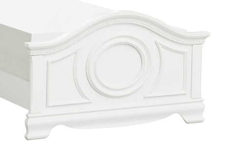 Lucida White Full Panel Bed by Homelegance at Eve Furniture