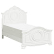 Lucida White Twin Panel Bed by Homelegance at Eve Furniture