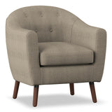 Lucille Beige Accent Chair by Homelegance at Eve Furniture