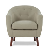 Lucille Beige Accent Chair by Homelegance at Eve Furniture