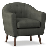 Lucille Gray Accent Chair by Homelegance at Eve Furniture