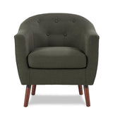 Lucille Gray Accent Chair by Homelegance at Eve Furniture
