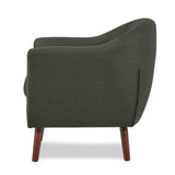 Lucille Gray Accent Chair by Homelegance at Eve Furniture